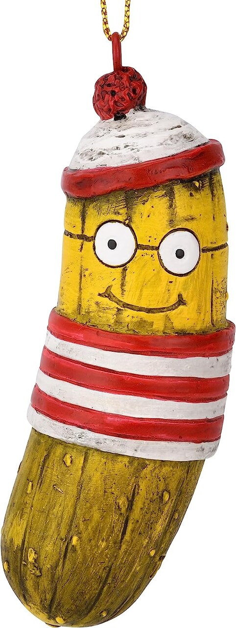 Tree Buddees Where's Pickle? Funny Hiding Pickles Christmas Ornament Tradition